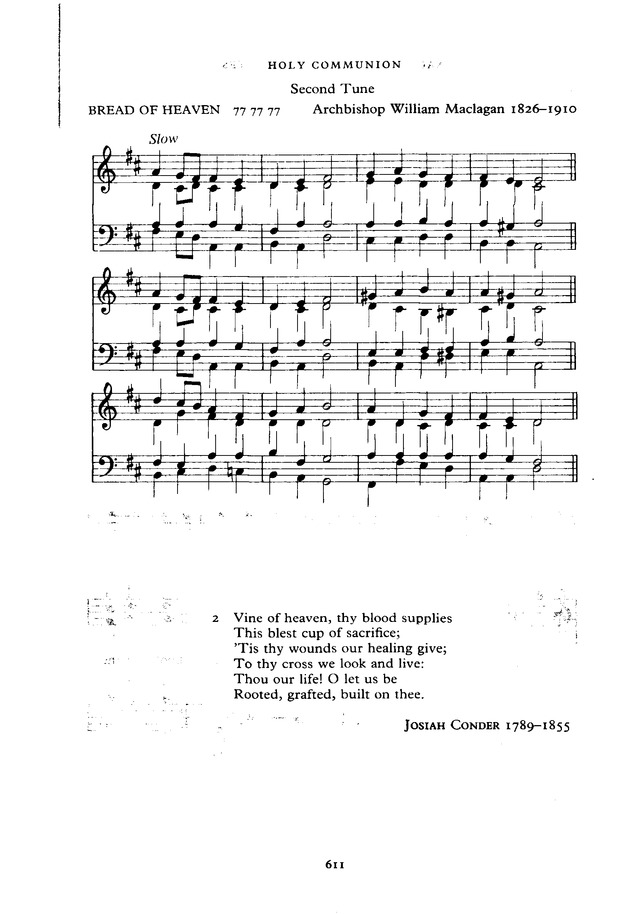 The New English Hymnal page 612