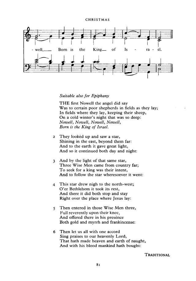 The New English Hymnal page 81