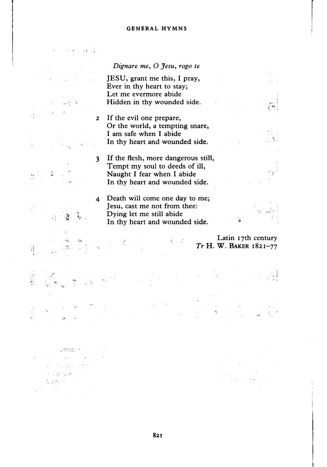 The New English Hymnal page 822