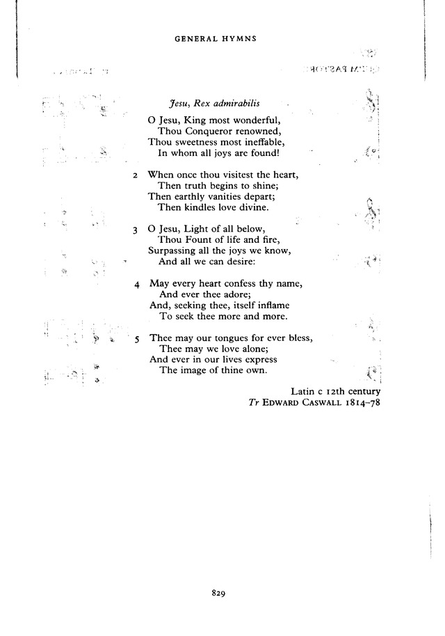 The New English Hymnal page 830