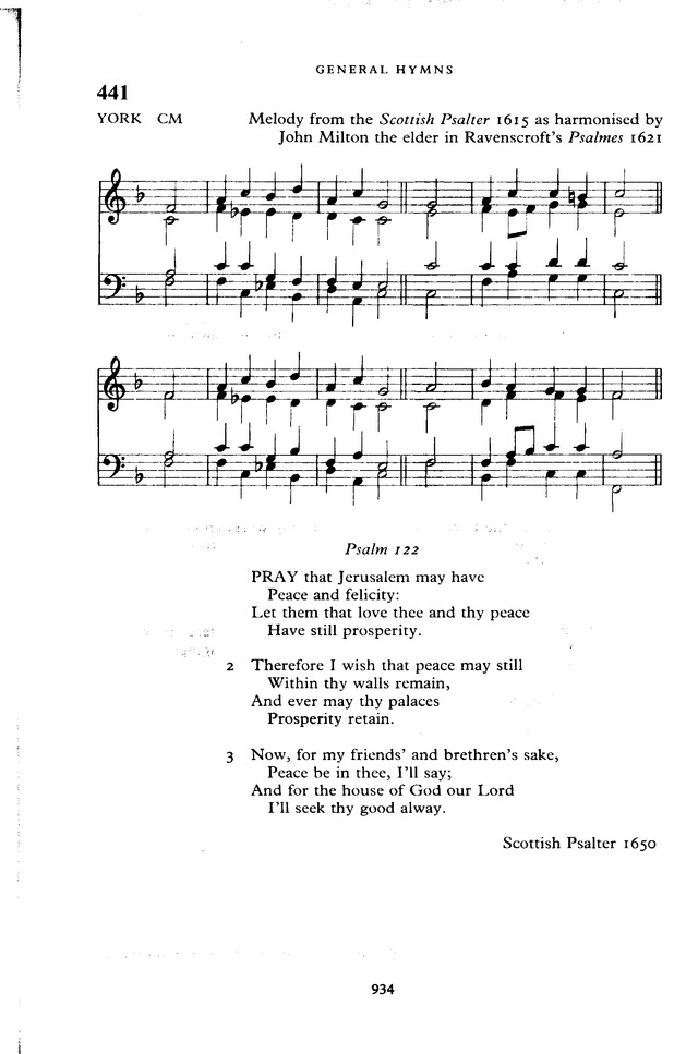 The New English Hymnal page 935