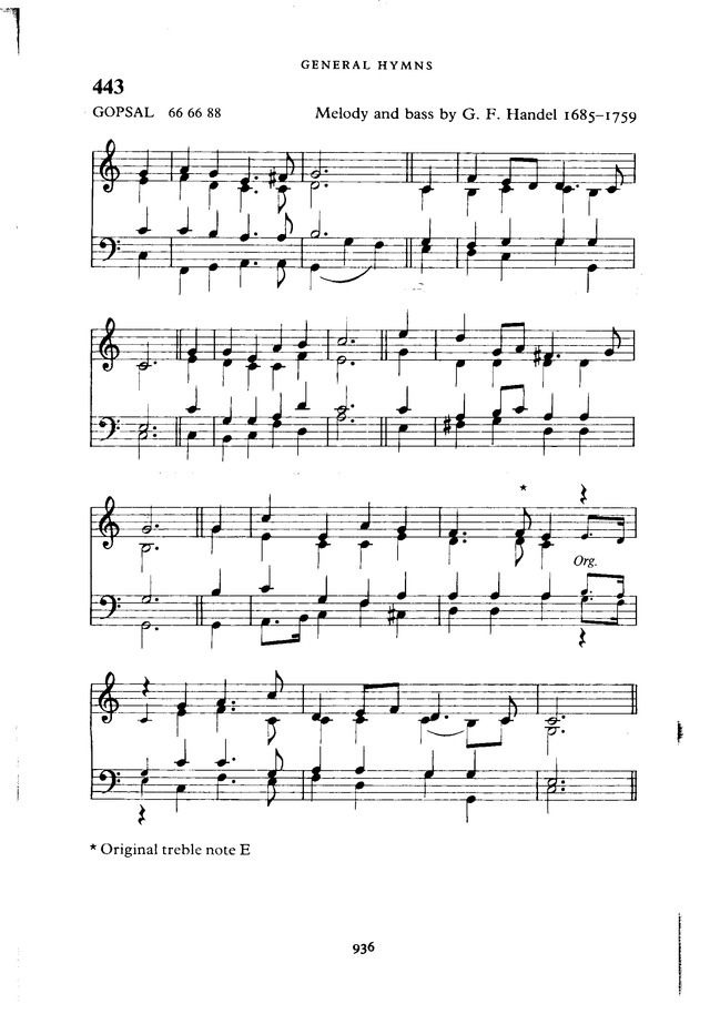 The New English Hymnal page 937