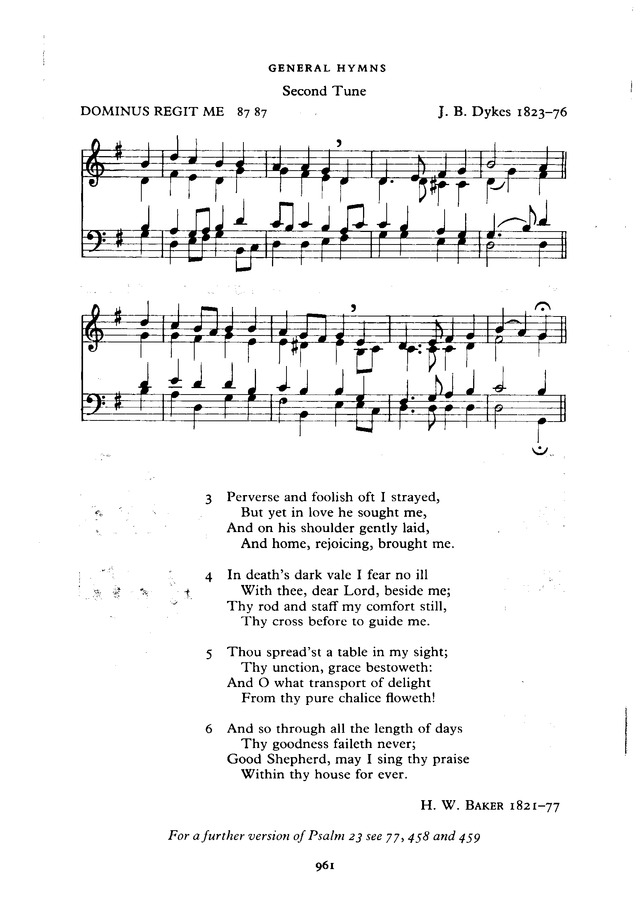 The New English Hymnal page 962