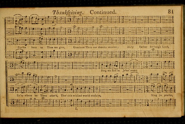 New England harmony: containing, a variety of Psalm tunes, in three and four parts, adapted to all metres ; also, a number of set pieces, of several verses each, together with a number of anthems page 86