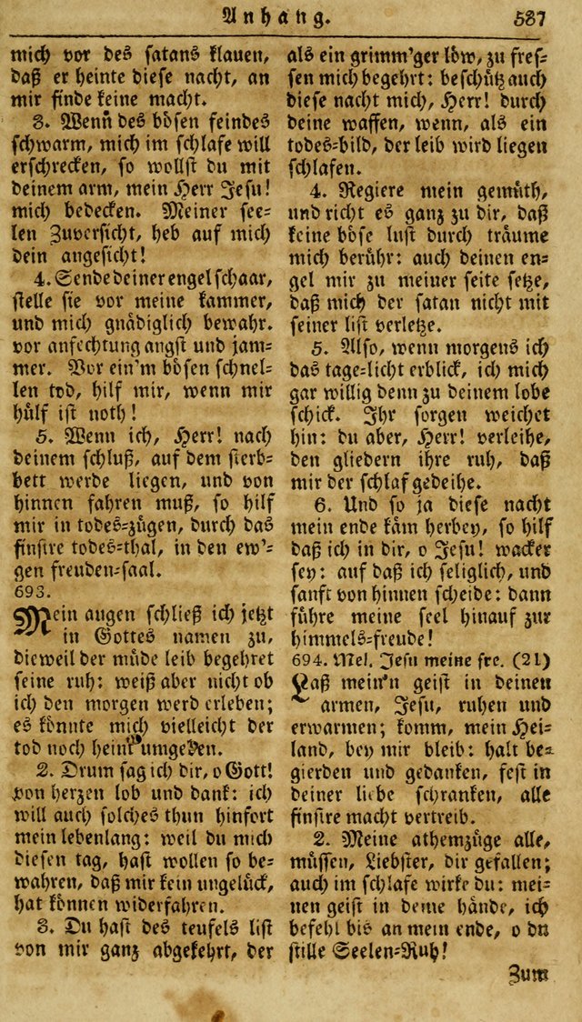 Neueingerichtetes Gesang-Buch, enthaltend eine Sammlung (mehrentheils alter) erbaulicher Lieder,  nach den Hauptstücken der christlichen Lehre und Glaubens eingetheilet page 1143