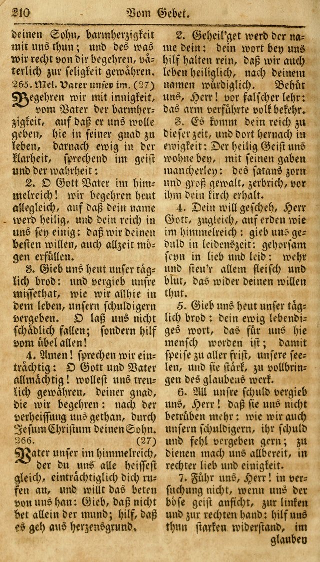 Neueingerichtetes Gesang-Buch, enthaltend eine Sammlung (mehrentheils alter) erbaulicher Lieder,  nach den Hauptstücken der christlichen Lehre und Glaubens eingetheilet page 228