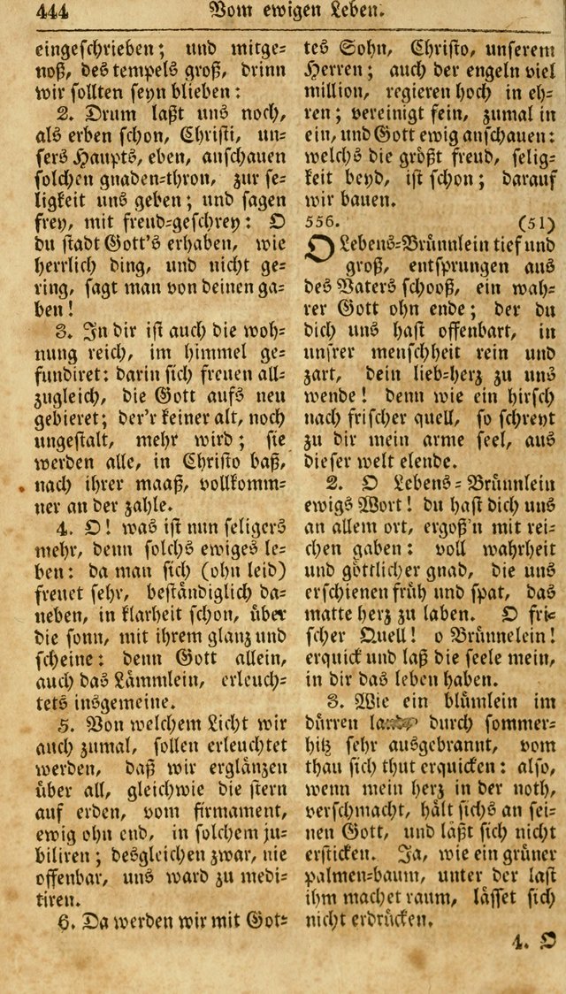 Neueingerichtetes Gesang-Buch, enthaltend eine Sammlung (mehrentheils alter) erbaulicher Lieder,  nach den Hauptstücken der christlichen Lehre und Glaubens eingetheilet page 462