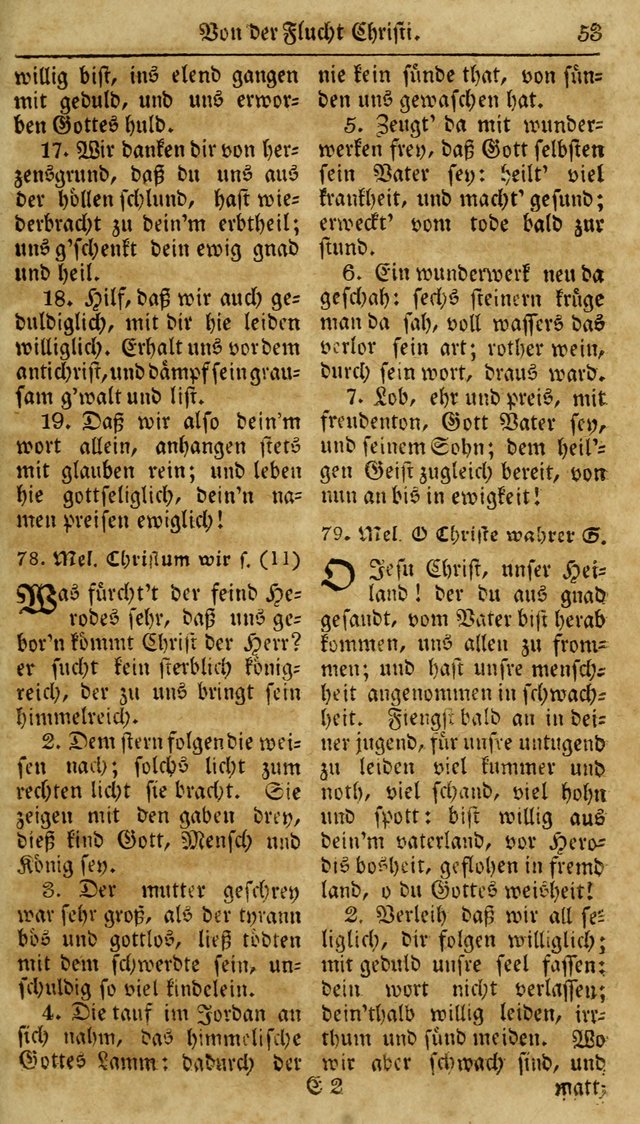 Neueingerichtetes Gesang-Buch, enthaltend eine Sammlung (mehrentheils alter) erbaulicher Lieder,  nach den Hauptstücken der christlichen Lehre und Glaubens eingetheilet page 71