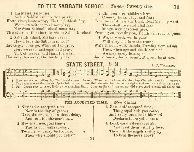 The New Golden Chain of Sabbath School Melodies: containing every piece (music and words) of the golden chain, with abot third additional page 71