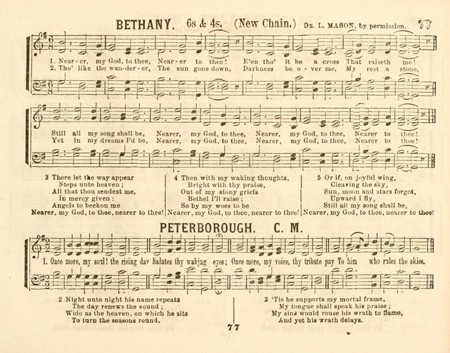 The New Golden Chain of Sabbath School Melodies: containing every piece (music and words) of the golden chain, with abot third additional page 77