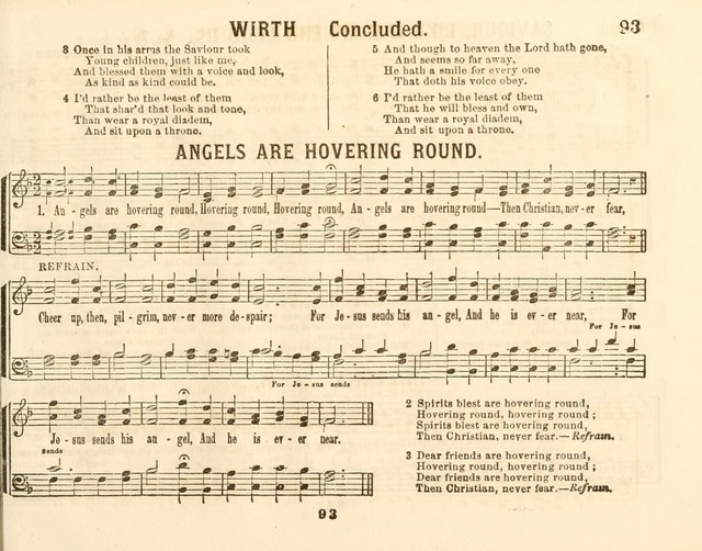 The New Golden Chain of Sabbath School Melodies: containing every piece (music and words) of the golden chain, with abot third additional page 93