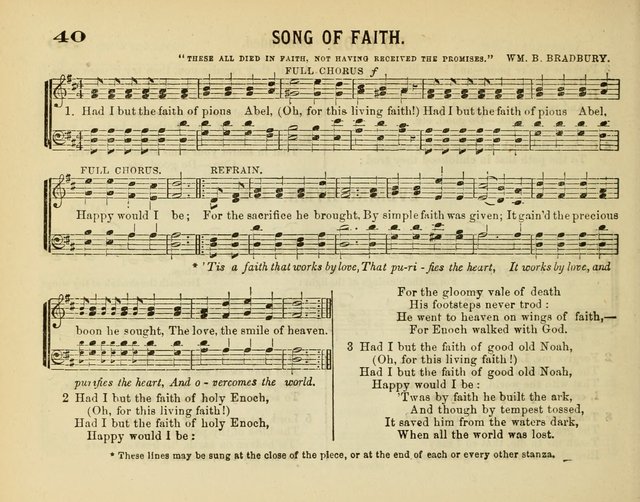 The New Golden Censer: a musical offering to the sabbath schools page 40