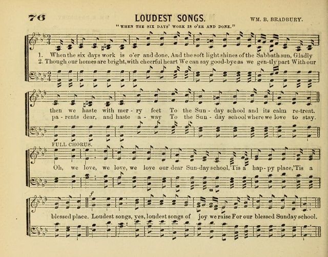 The New Golden Censer: a musical offering to the sabbath schools page 76