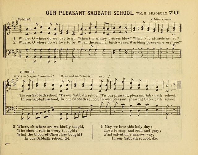 The New Golden Censer: a musical offering to the sabbath schools page 79
