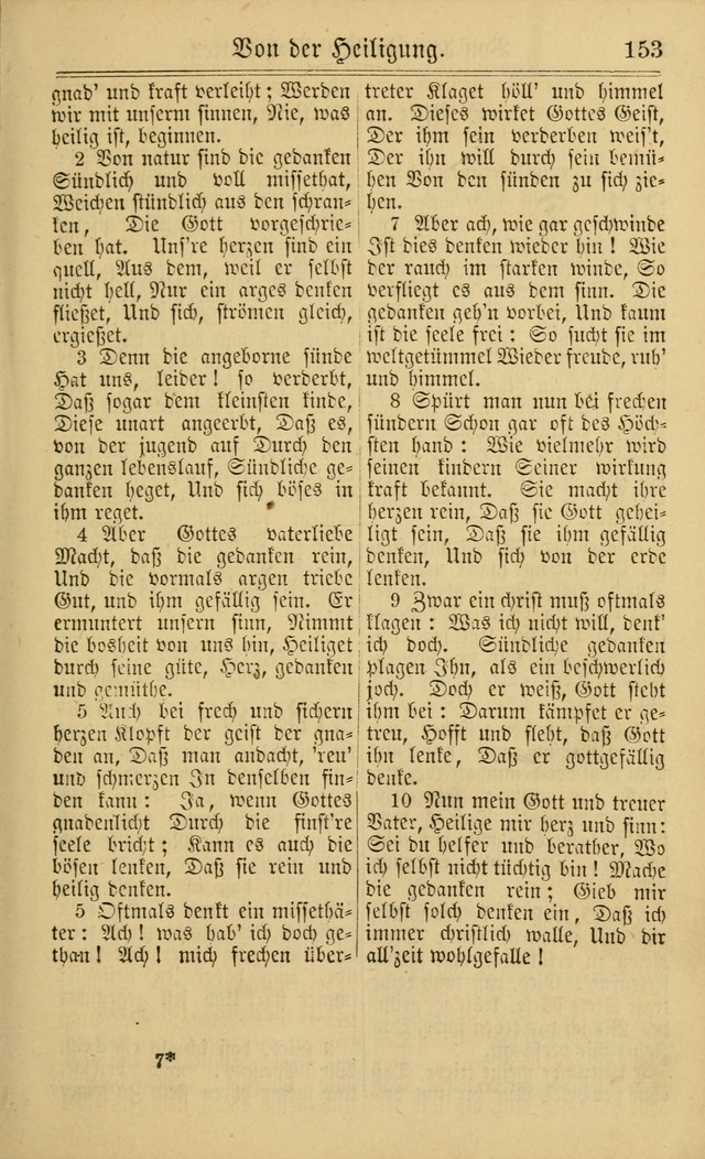 Neuestes Gemeinschaftliches Gesangbuch: zum gotttesdienstlichen Gebrauch der Lutherischen und Reformierten Gemeinden in Nord-Amerika: eine sammlung von 652 liedern mit dem dazu gehörigen anhang... page 155