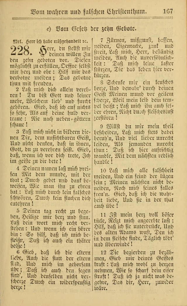 Neuestes Gemeinschaftliches Gesangbuch: zum gotttesdienstlichen Gebrauch der Lutherischen und Reformierten Gemeinden in Nord-Amerika: eine sammlung von 652 liedern mit dem dazu gehörigen anhang... page 169