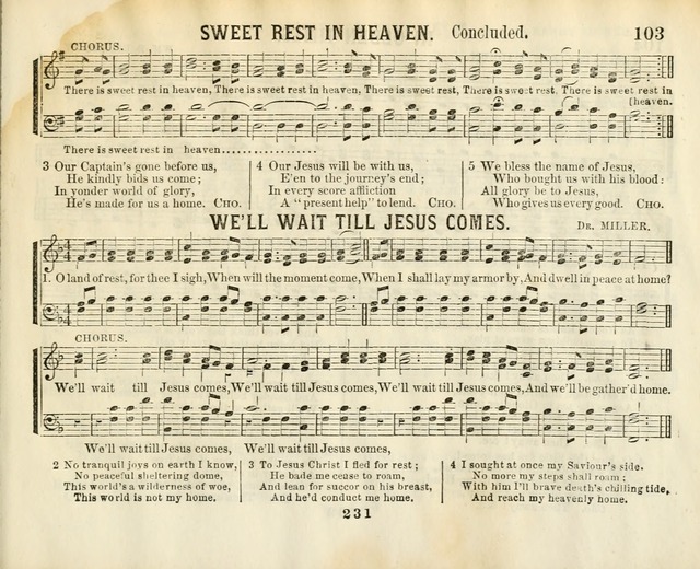 The New Golden Shower: containing the Gems of the "Golden Shower," with about one-half additional (new) pieces, designed for sunday schools, social, missionary and temperance meetings page 103