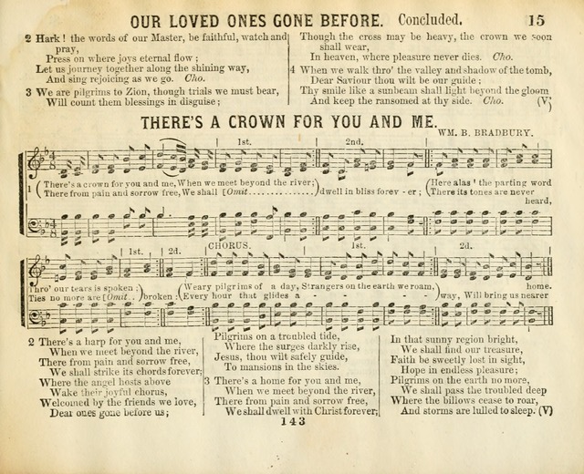 The New Golden Shower: containing the Gems of the "Golden Shower," with about one-half additional (new) pieces, designed for sunday schools, social, missionary and temperance meetings page 15
