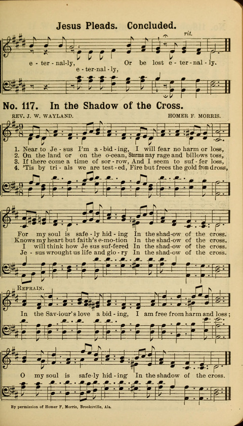 The New Gospel Song Book: A Rare Collection of Songs designed for Christian Work and Worship page 117