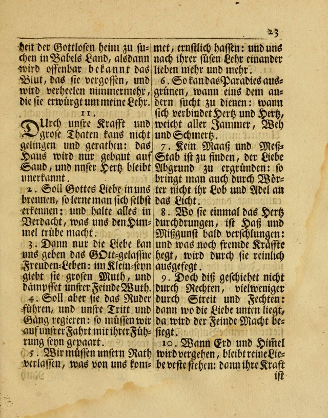 Nachklang zum Gesäng der einsamen Turtel Taube, enthaltend eine neue Sammlung Geistlicher Lieder page 106