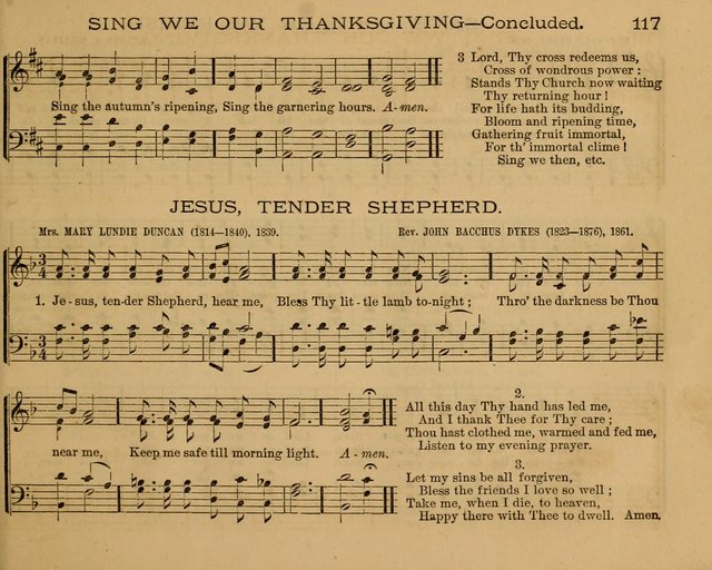 The New Hymnary: a collection of hymns and tunes for Sunday Schools page 121