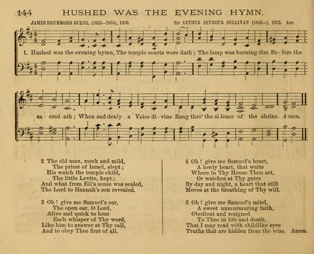 The New Hymnary: a collection of hymns and tunes for Sunday Schools page 148