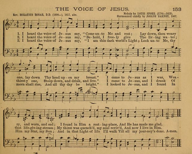 The New Hymnary: a collection of hymns and tunes for Sunday Schools page 157