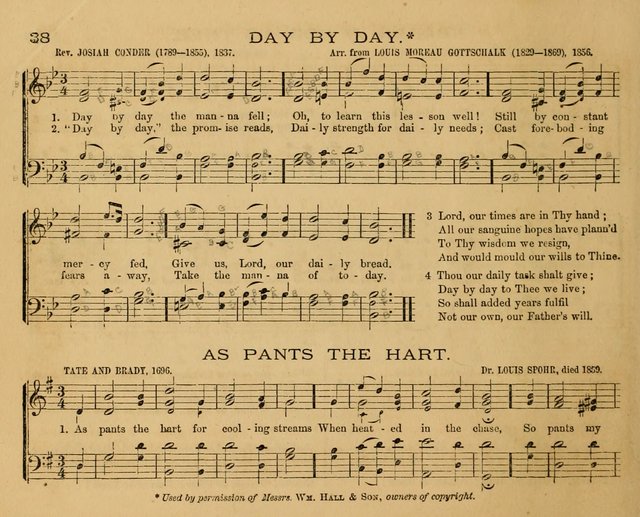 The New Hymnary: a collection of hymns and tunes for Sunday Schools page 40