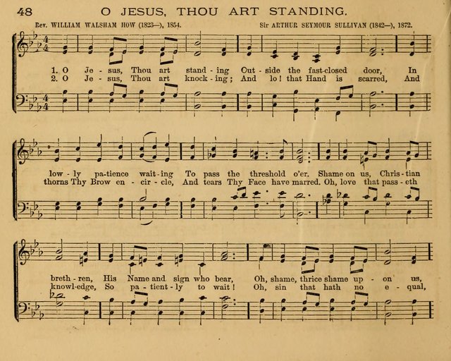 The New Hymnary: a collection of hymns and tunes for Sunday Schools page 50