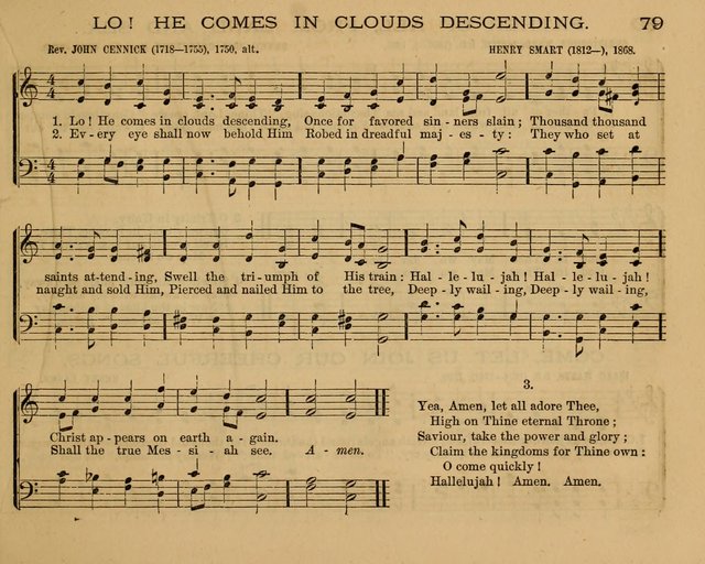 The New Hymnary: a collection of hymns and tunes for Sunday Schools page 81