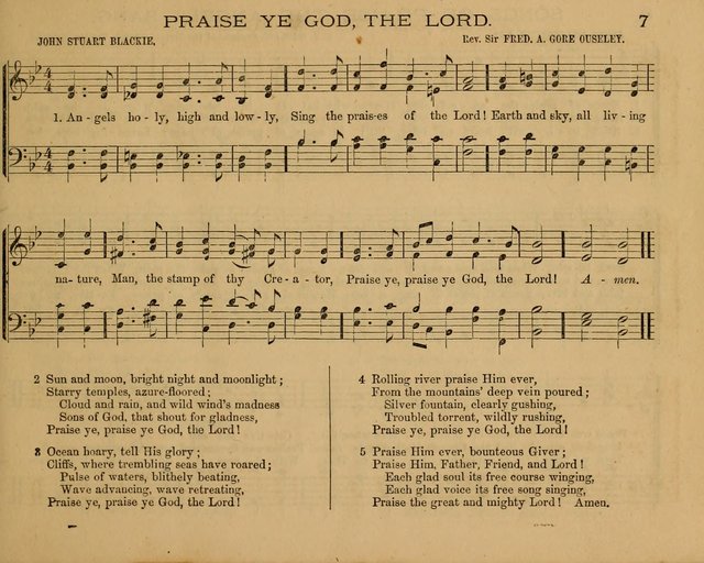 The New Hymnary: a collection of hymns and tunes for Sunday Schools page 9