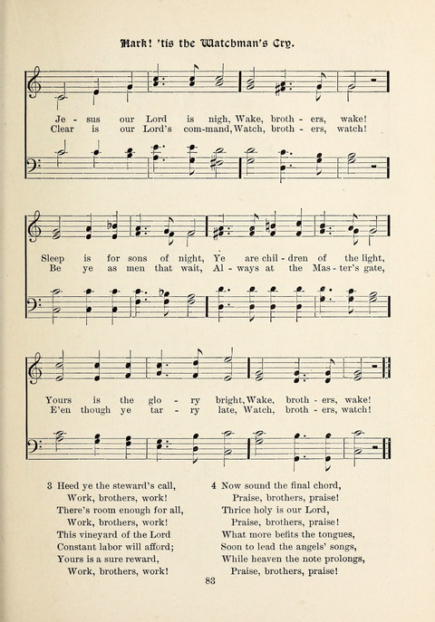 The New Hosanna: A book of Songs and Hymns for The Sunday-school and The Home page 83