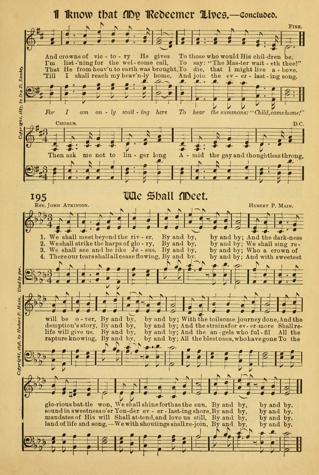 Northfield Hymnal: for use in evangelistic and church services, conventions, sunday schools, and all prayer and social meetings of the church and home page 191