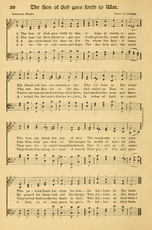Northfield Hymnal: for use in evangelistic and church services, conventions, sunday schools, and all prayer and social meetings of the church and home page 20