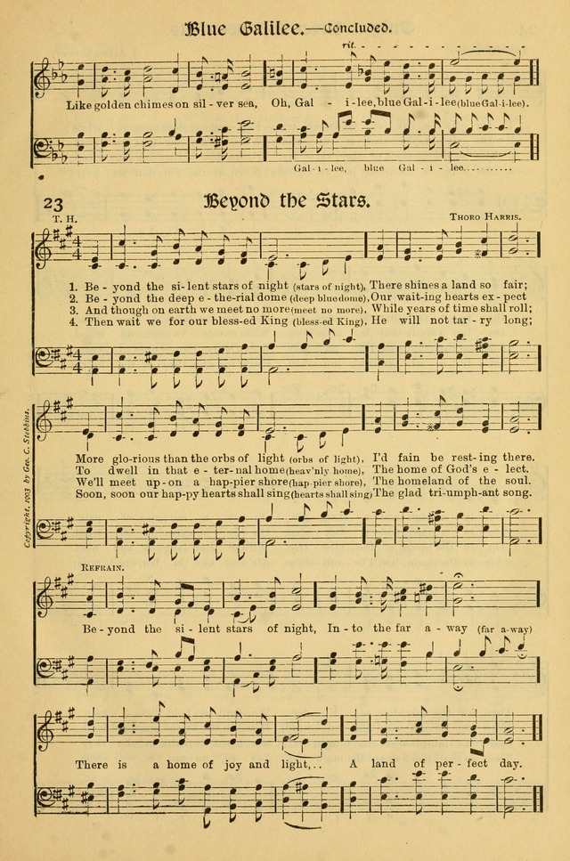 Northfield Hymnal: for use in evangelistic and church services, conventions, sunday schools, and all prayer and social meetings of the church and home page 23
