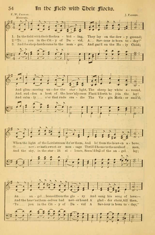 Northfield Hymnal: for use in evangelistic and church services, conventions, sunday schools, and all prayer and social meetings of the church and home page 54
