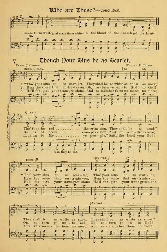 Northfield Hymnal: for use in evangelistic and church services, conventions, sunday schools, and all prayer and social meetings of the church and home page 7