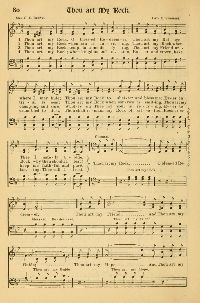 Northfield Hymnal: for use in evangelistic and church services, conventions, sunday schools, and all prayer and social meetings of the church and home page 80