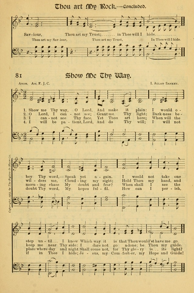 Northfield Hymnal: for use in evangelistic and church services, conventions, sunday schools, and all prayer and social meetings of the church and home page 81