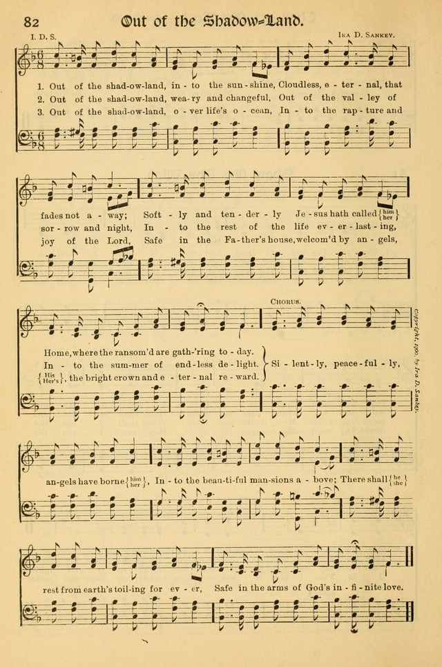 Northfield Hymnal: for use in evangelistic and church services, conventions, sunday schools, and all prayer and social meetings of the church and home page 82