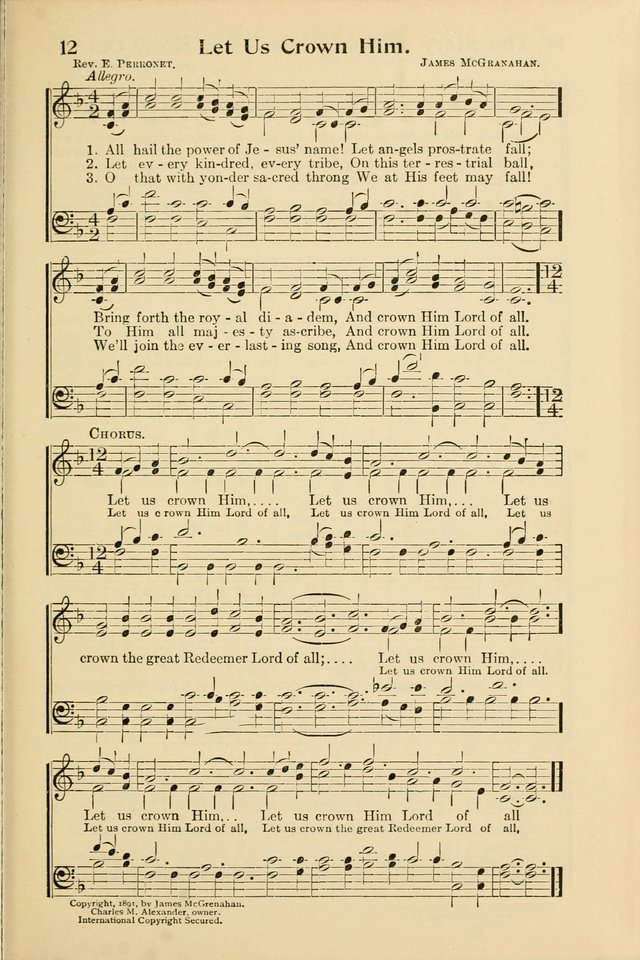 Northfield Hymnal No. 3 page 12