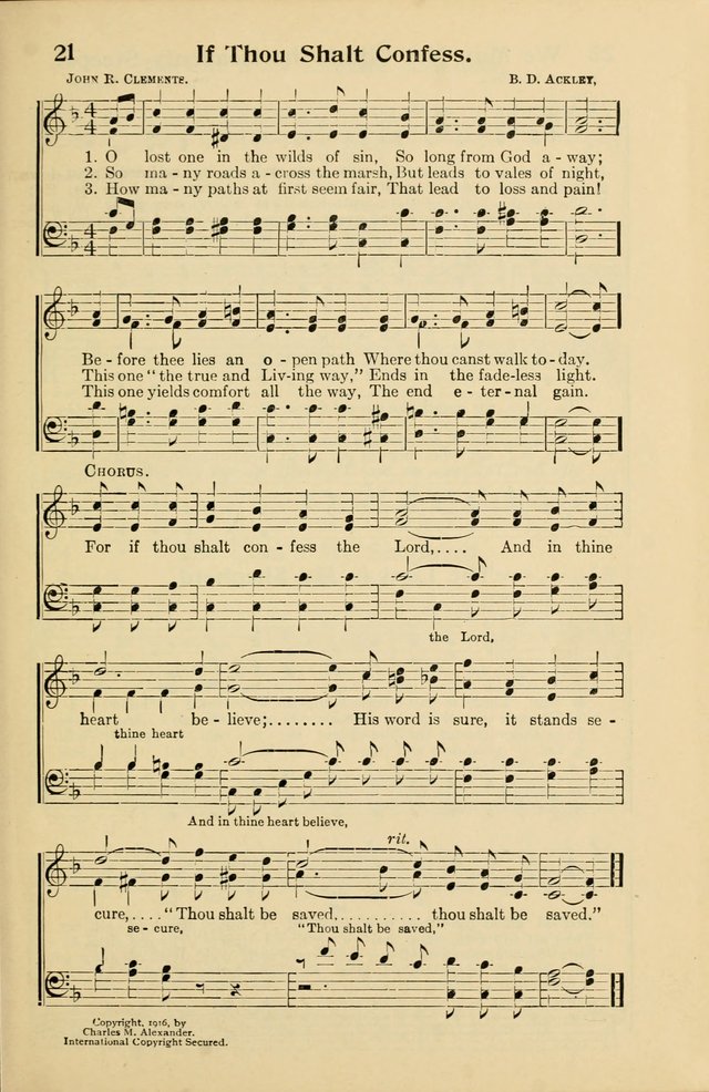 Northfield Hymnal No. 3 page 20