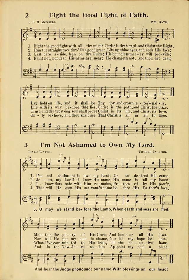 Northfield Hymnal No. 3 page 3