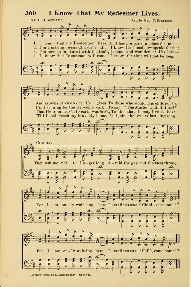 Northfield Hymnal No. 3 page 309