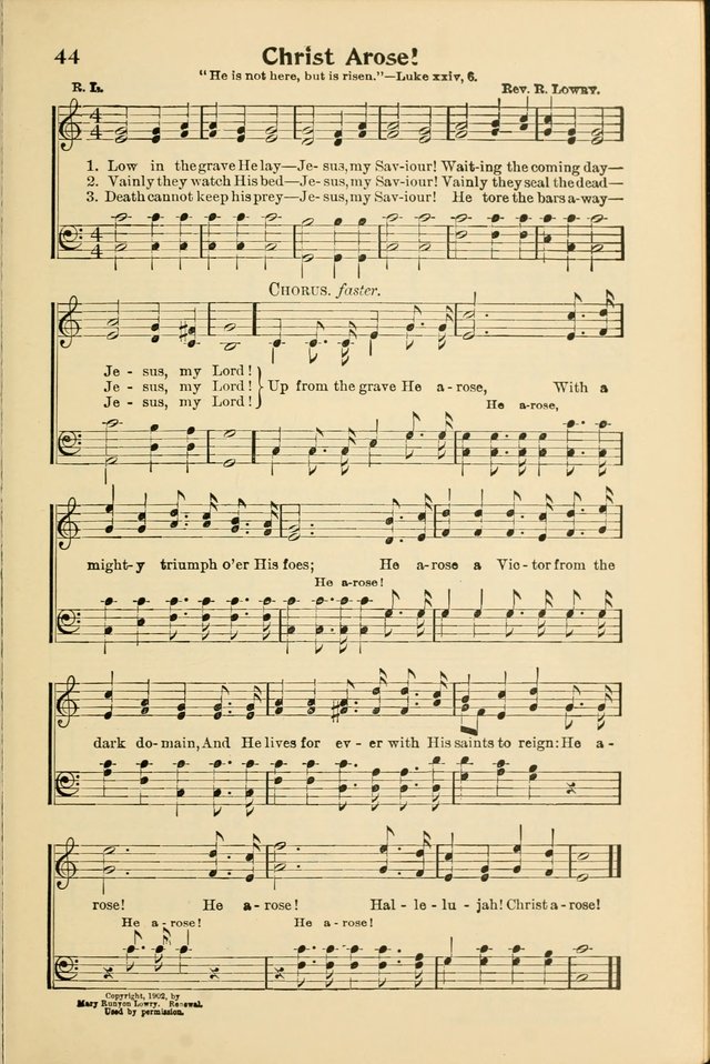 Northfield Hymnal No. 3 page 38