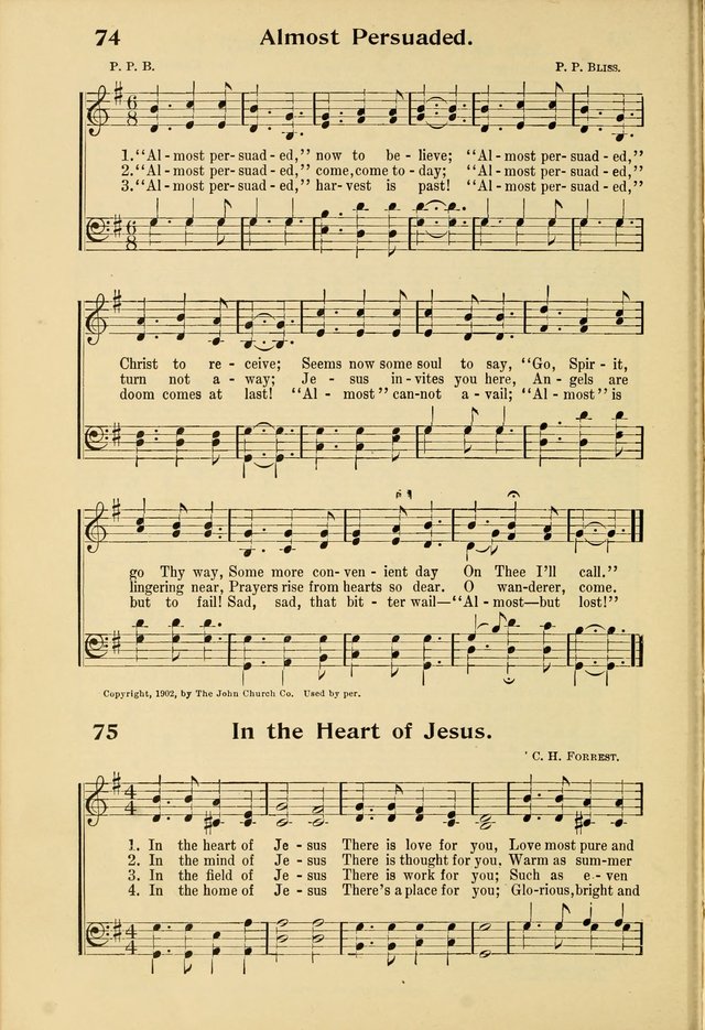 Northfield Hymnal No. 3 page 61