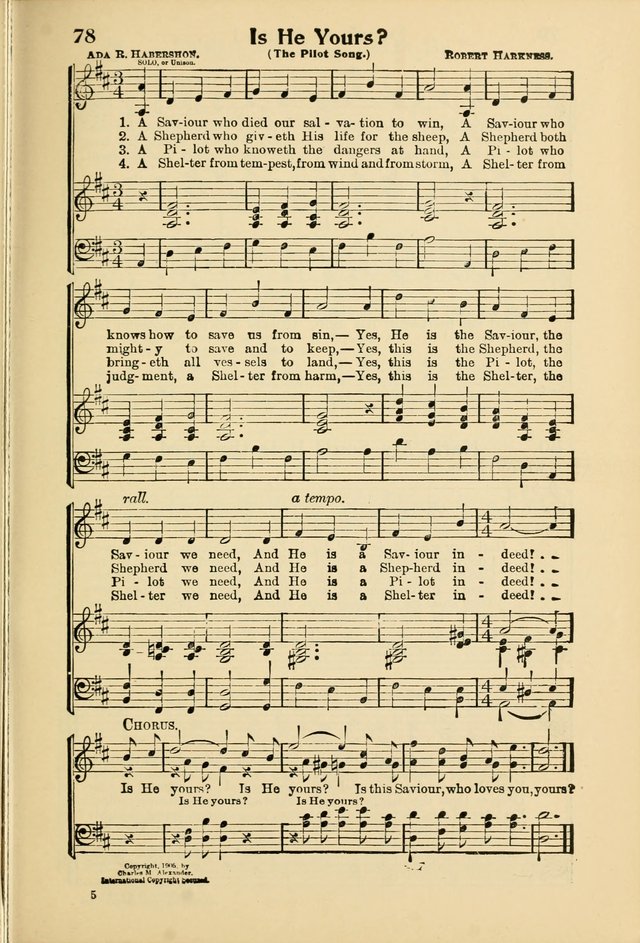 Northfield Hymnal No. 3 page 64