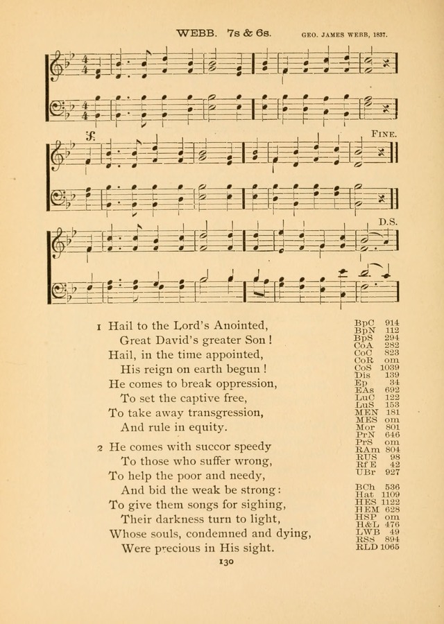 The National Hymn Book of the American Churches: comprising the hymns which are common to the hymnaries of the Baptists, Congregationalists, Episcopalians, Lutherans, Methodists, Presbyterians... page 130