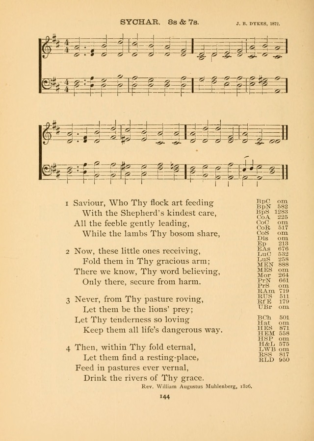 The National Hymn Book of the American Churches: comprising the hymns which are common to the hymnaries of the Baptists, Congregationalists, Episcopalians, Lutherans, Methodists, Presbyterians... page 144