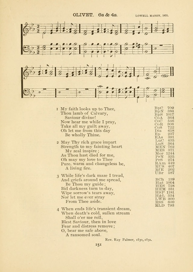The National Hymn Book of the American Churches: comprising the hymns which are common to the hymnaries of the Baptists, Congregationalists, Episcopalians, Lutherans, Methodists, Presbyterians... page 151